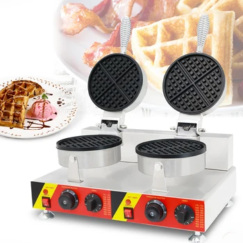 Заводское Прямое Оборудование Для приготовления вафель/Решетчатых Тортов, Вафельная печь, вафельная машина с двойной головкой NP-600