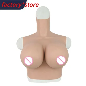 Реалистичная силиконовая накладная грудь H Cup, повседневная форма комода, накладная грудь, подходящая для мастэктомии и трансвестита