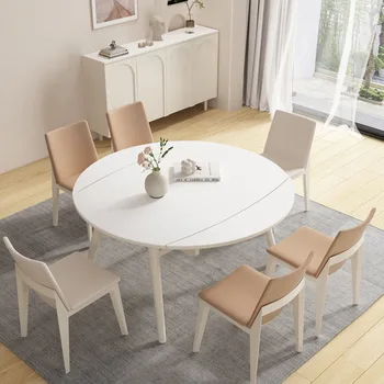 Скандинавские Каменные Столы Роскошные Креативные Выдвижные Современные Столы Для Кухни Небольших Квартир Многофункциональная Мебель Для Дома