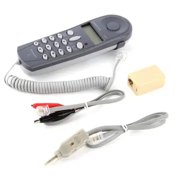 1 Комплект для проверки стыка телефона, инструмент линейщика, набор сетевых кабелей, профессиональное устройство C019 для проверки неисправности телефонной линии