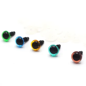 50 шт. разноцветные пластиковые защитные глазки для рукоделия, плюшевый мишка, куклы 