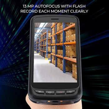 Портативный 2D сканер Android Zebra 4710 с двухдиапазонным процессором Qualcomm и полноценной сетью 4G для складской логистики для корпоративной WMS