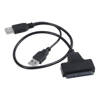 Кабель-адаптер USB2.0 на SATA 48 см для 2,5-дюймового внешнего SSD жесткого диска