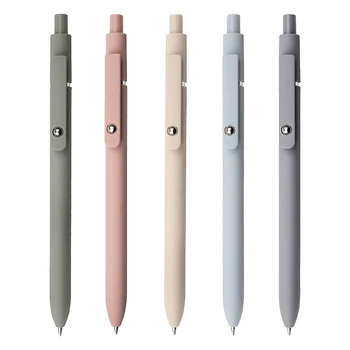 Ручка с быстросохнущими чернилами, гелевая тонкая ручка для плавного письма, шариковая ручка для заметок (5 шт.)
