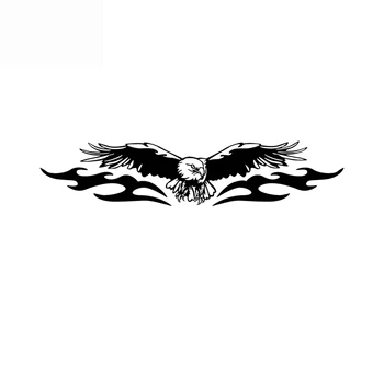 Модная наклейка на автомобиль American Eagle с полным крылом, Персонализированная водонепроницаемая наклейка, Креативное украшение для ноутбука, грузовика, мотоцикла