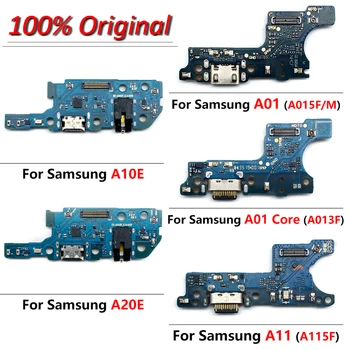 100% Оригинал Для Samsung Galaxy M52 A01 Core A10E A11 A20E A202 M21 A10S A20S USB Разъем Для Зарядки Питания Разъем Порта Док-станция Flex