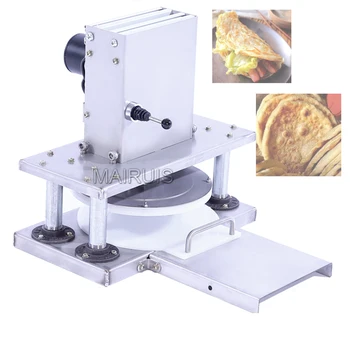 Электрическая машина для прессования листов теста для пиццы 22 см, машина для раскатки теста из пшеничной муки, машина для приготовления тортильи
