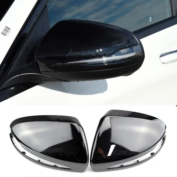 Крышка Бокового зеркала заднего вида из Углеродного Волокна для Mercedes-Benz W205 W213 X253 C E GLC GLA GLB Class