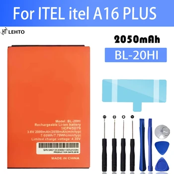 100% Новый оригинальный сменный аккумулятор BL-20HI для смартфона ITEL itel A16 PLUS