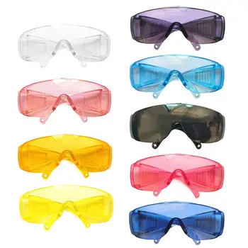 Очки для плюшевых кукол 20 см, Красочные Лыжные очки, Цельные солнцезащитные очки в стиле Y2k, Миниатюрные очки для кукол BJD 60 см, Аксессуары