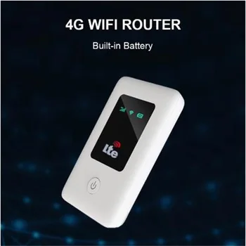 4G Мобильный Wi-Fi Маршрутизатор 150 Мбит/с Маршрутизатор с sim-картой 4G Точка Доступа 2100 мАч Батарея Высокоскоростной Интернет Портативный LTE Маршрутизатор