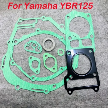 Для 125CC Yamaha YBR 125 Аксессуары для двигателя мотоцикла Полный комплект прокладок 1 Комплект Прокладок для цилиндра скутера Комплект уплотнительных деталей