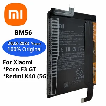 Xiaomi 100% Оригинальный BM56 5065mAh Аккумулятор Для Xiaomi Mi POCO F3 GT Redmi K40 5G Игровой Аккумулятор Высокого Качества Для мобильного телефона