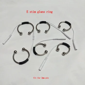E Stim Electro Shock Кольцо для головки члена, монополярная петля для Электросекса, аксессуары для секса 