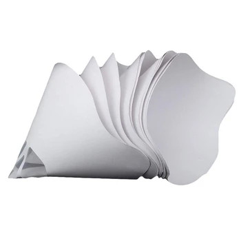 K1AA 50/100 шт Воронкообразная Бумага Аксессуары Для 3D-Принтера Белый Утолщенный Фильтр 80 Сетка 13 см