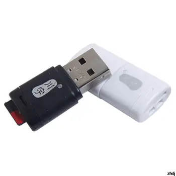 Устройство чтения карт Micro SD 2.0 USB Высокоскоростной адаптер со слотом для карт TF C286 Максимальная поддержка Устройства чтения карт памяти объемом 128 ГБ для компьютера