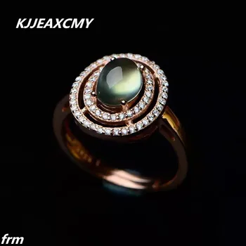 KJJEAXCMY Изысканные ювелирные изделия Из натурального виноградного камня стерлингового серебра 925 пробы женское кольцо оптом новое