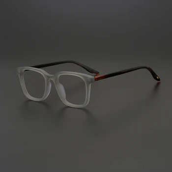 Высококачественная квадратная рамка, ретро матовый дизайнерский бренд для мужчин и женщин, может сочетаться с оптическими очками от близорукости по рецепту врача