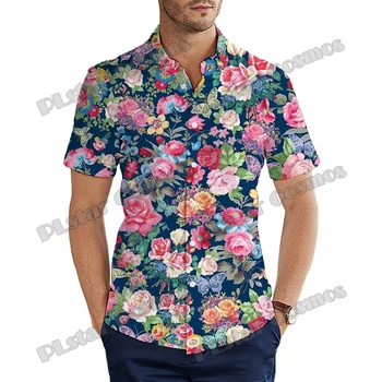 PLstar Cosmos Летние Рубашки в стиле Харадзюку с коротким рукавом, Мужские Гавайские рубашки с 3D Принтом, Мужская Повседневная Пляжная рубашка Унисекс, CY-20
