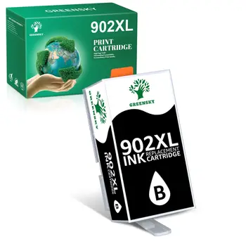1 Упаковка Черного чернильного картриджа 902XL для HP OfficeJet 69786968 6954 6962 6960 6970