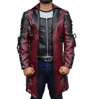 2023 Мужская осенне-зимняя новая куртка оверсайз плюс бархатная толстая кожаная куртка молодежной моды из искусственной кожи, пальто
