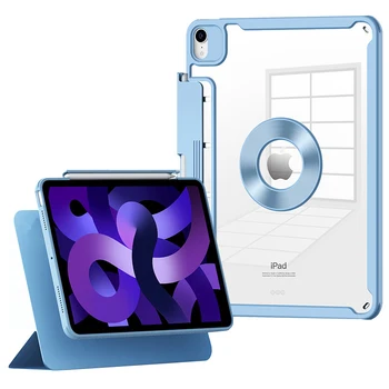 Магнитный Смарт-чехол для iPad Pro 11 2022 Pro 12,9 Air 5 10,9 Air 4 10,2 7-й 8-й 9-й Поворотный чехол Funda для iPad 10 2022 10,9