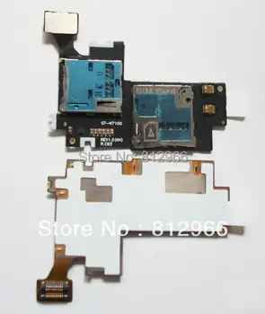 20 шт./лот, для Samsung Galaxy Note 2 II N7100, держатель для чтения sim-карт с разъемом для памяти, гибкий кабель