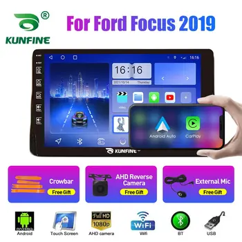 Автомобильное радио Для Ford Focus 2019 2Din Android Восьмиядерный Автомобильный стерео DVD GPS Навигационный плеер Мультимедиа Android Auto Carplay