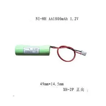 2 шт./лот Никель-гидридный Ni-MH 1,2 В AA 1800 мАч Nimh аккумуляторная батарея для аварийного освещения