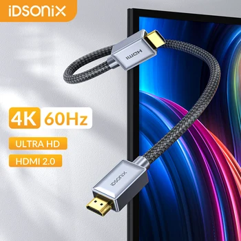 iDsonix Кабель HDMI-HDMI 2,0 Кабель 4K Для Проектора Xiaomi Nintend Switch PS4 Tv TVBox xbox 1 м 3 м 5 М 4 К 60 Гц Кабель