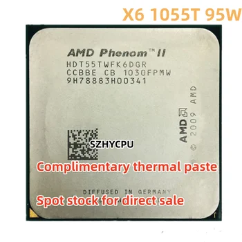 AMD Phenom II X6 1055T 1055 2.8G Используется 95 Вт Шестиядерный процессор HDT55TWFK6DGR с разъемом AM3
