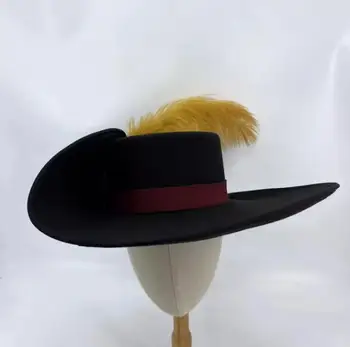 Испанская Мушкетерская Шляпа Шерстяная Шляпа Императорской Пехоты