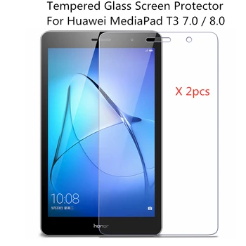 2 шт./лот, Защитная пленка из закаленного стекла 9H Для Huawei MediaPad T3 8,0 7,0 3G 4G WiFi, Защитная пленка Для планшета KOB-L09, KOB-W09