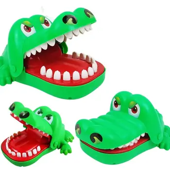 Декомпрессионная игрушка Крокодил, кусающий палец, декомпрессионный артефакт, хитрая игрушка-пародия