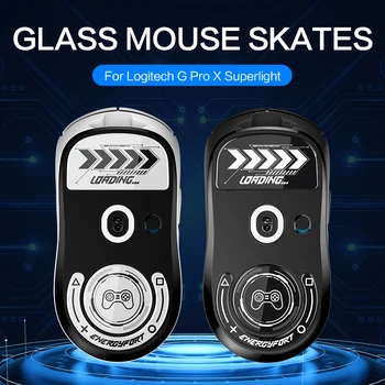 Стеклянные Коньки для мыши Ножки для мыши Logitech G Pro X Superlight Wireless Mouse с Индивидуальным Круглым Изогнутым Краем для мыши GPro X