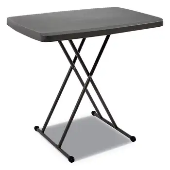 Классический персональный складной столик высотой 30 x 20 x 25-28 мм, угольный складной