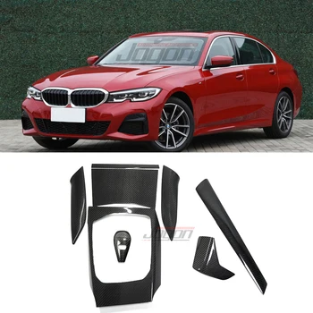 100% Углеродное Волокно Для BMW M Серии G80 G82 G83 2021 + Автомобильная Центральная Консоль, Приборная Панель, Боковое Вентиляционное Отверстие Переменного тока, Отделка Панели Передач, Аксессуары
