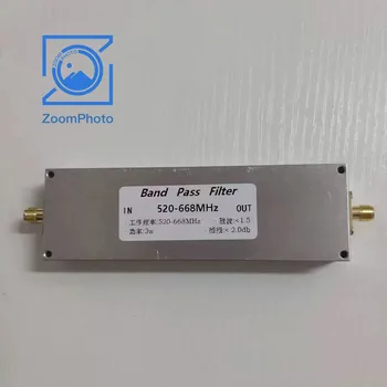 Полосовой фильтр BPF с разъемом SMA, 520-668 МГц, 3 Вт, высокое качество, радиоаксессуар
