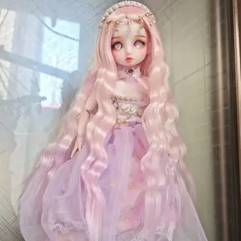 28 см, кукла Принцессы Эльфов, девочка-Эльф, полный набор, Целая кукла с 3D глазами, Юбка, Парик для детей, подарки на День рождения