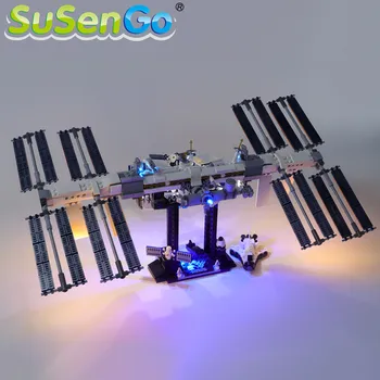 Комплект светодиодных ламп SuSenGo для международной космической станции серии 21321 Ideas, (модель в комплект не входит)