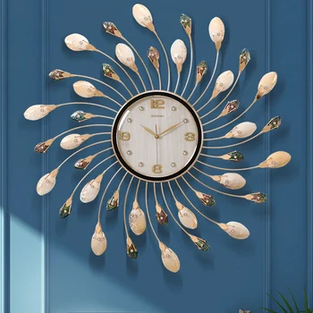 Бесплатная Доставка Новый Дизайн Настенных Часов США Элегантные Уличные Большие Настенные Часы Настольные Художественные Настенные Часы Orologio Da Parete Clocks