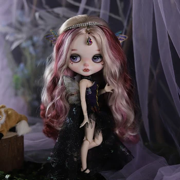 ЛЕДЯНАЯ кукла DBS Blyth 1/6 bjd joint body Fairy series индивидуальный ручной макияж с вырезанными бровями, губами, лицом Azone Neo, подарок для девочек и мальчиков