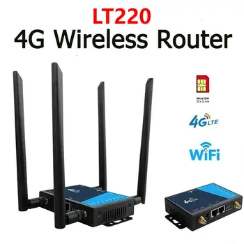 4G LTE CPE Маршрутизатор промышленного класса 300 Мбит/с 4G WiFi Беспроводной Маршрутизатор с Sim-картой Портативная мобильная точка доступа Внешняя Антенна 32User