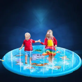 Идеальное летнее развлечение с надувным водным ковриком для детей-наслаждайтесь брызгами воды и пляжными играми с этой незаменимой игрушкой