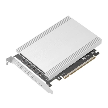 Высокопроизводительный PCIe x16 на 4 порта.2 накопителя для карт расширения NVME SSD