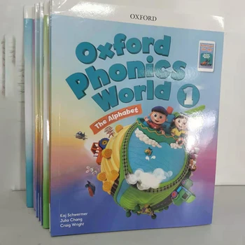 10 книг oxford phonics world сборник рассказов Для детей, Изучающих английский Язык, Книги для раннего обучения, Рабочая тетрадь, Развивающие игрушки