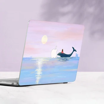 Чехол для ноутбука Sea Whale Macbook Air 13 M2 2022 A2681 A2337 A2179 A2338 M1 Chip Pro A2289 Mac book A1466 Последняя версия