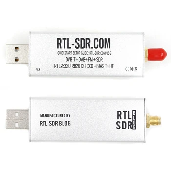 2шт RTL-SDR SDR Приемник RTL Blog V3 R820T2 RTL2832U 1PPM TCXO SMA RTLSDR Программируемое радио (только для ключа)
