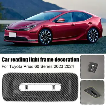 Новая Черная Задняя Лампа Для Чтения Toyota Prius 60 Серии 2023 ABS Лампа Для Чтения Декоративная Отделка Рамка Крышка Аксессуары Для интерьера M2V8