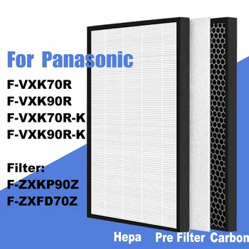 F-ZXKP90Z F-ZXFD70Z H13 Hepa-фильтр и фильтр с активированным углем для воздухоочистителя Panasonic F-VXK70R F-VXK90R F-VXK70R-K F-VXK90R